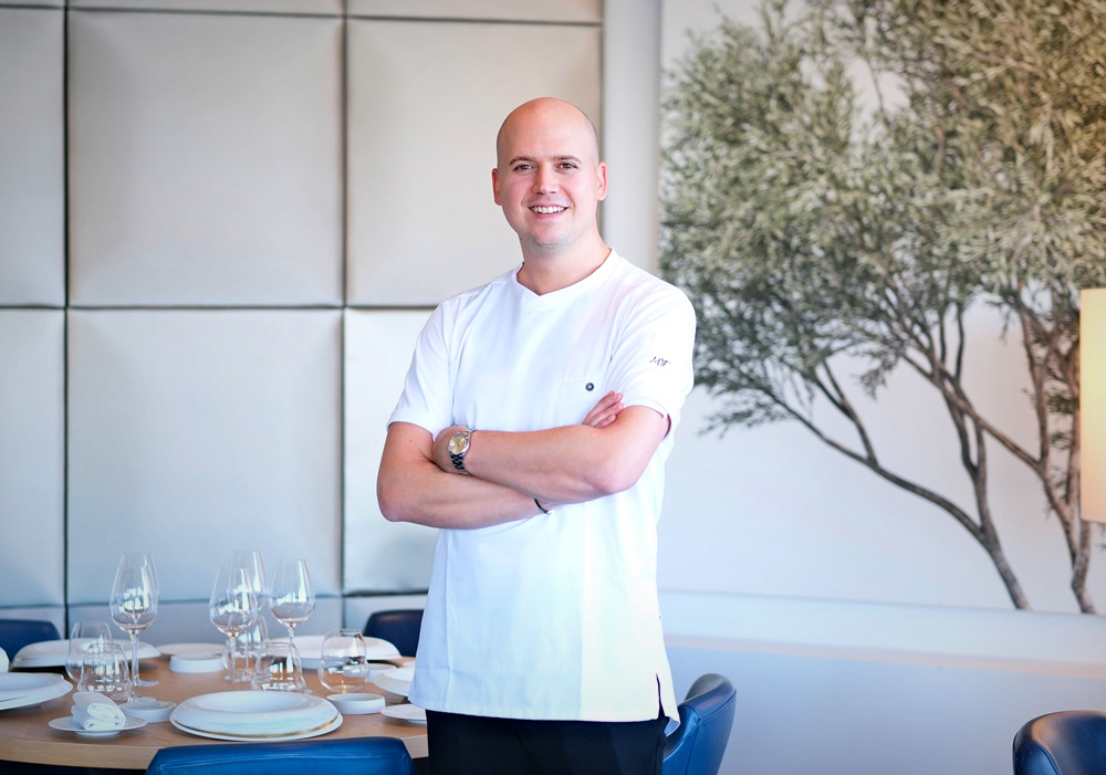 Martin Feragus ne cache pas ses ambitions pour le restaurant les Oliviers