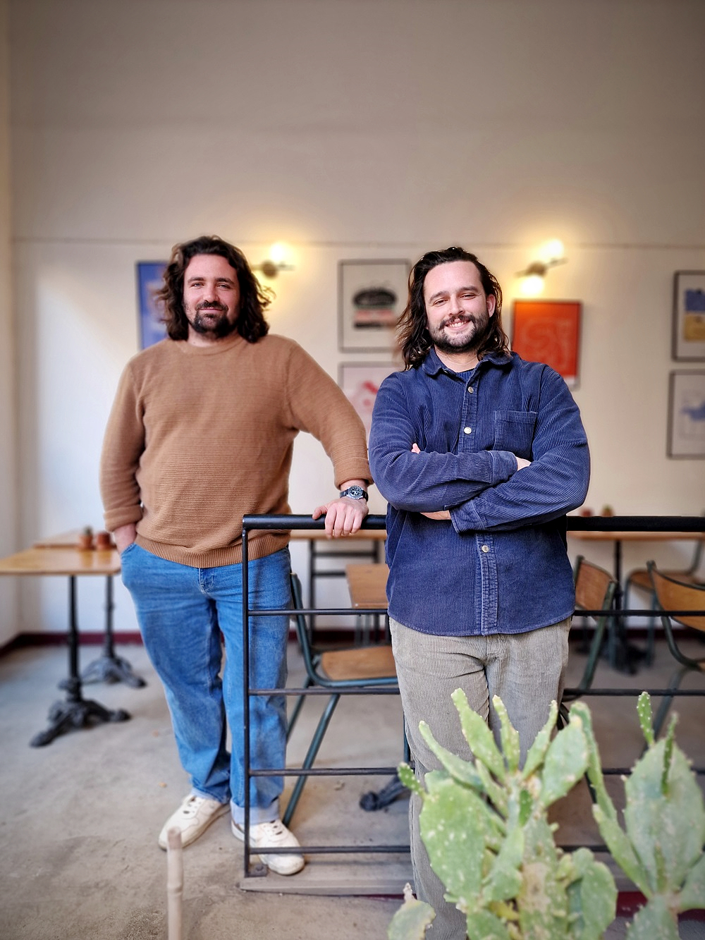 Clément et Gianni de la Restanque s'installent au cafe-cantine la Roquette