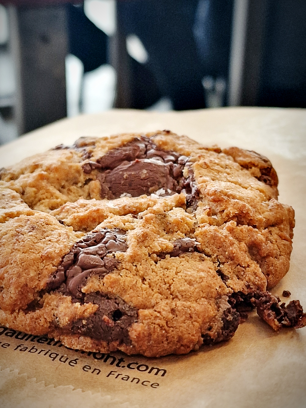 Howard burger saison 2024 à Marseille, le cookie chocolat fleur de sel