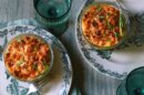 Crumble de légumes au fromage de chèvre