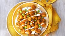 Gnocchis aux carottes et au saint-félicien