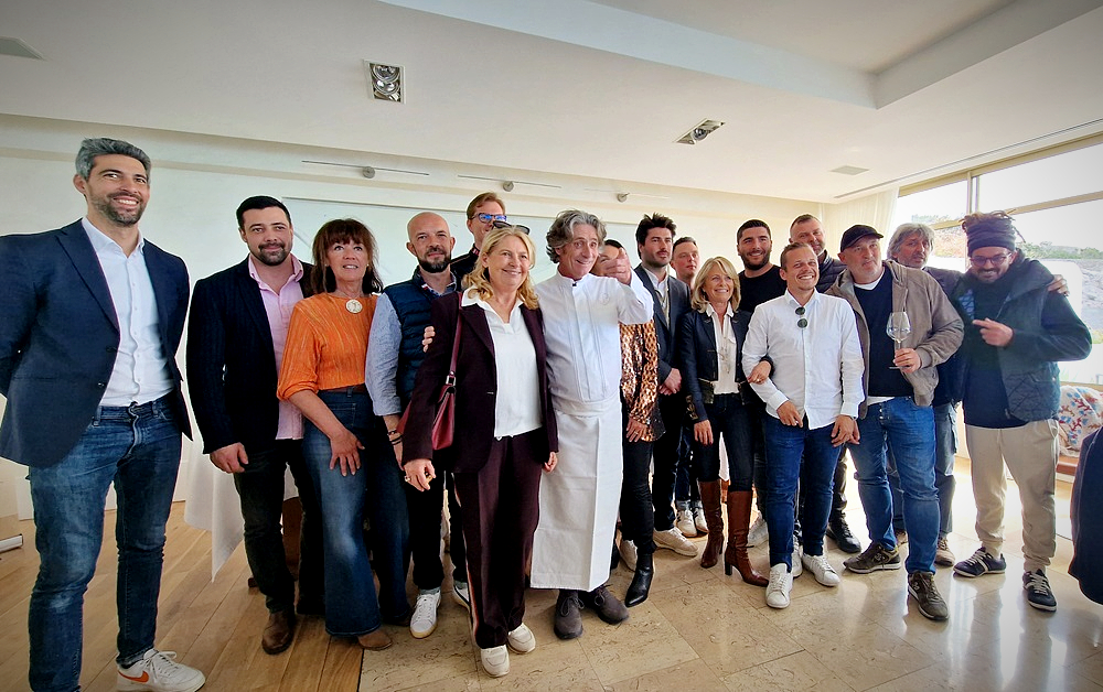 La conférence de presse du 4e festival des Chefs à Saint-Tropez s'est tenue chez Gérald Passédat