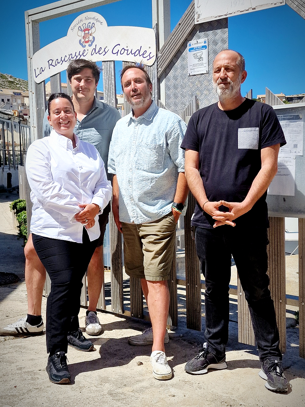 L'équipe de la nouvelle Marine des Goudes