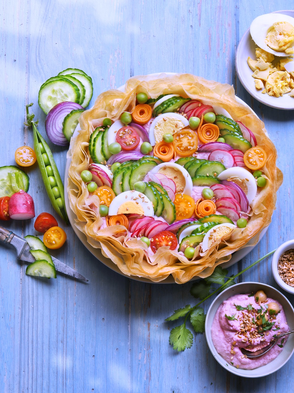 Tarte aux légumes et pâte filo