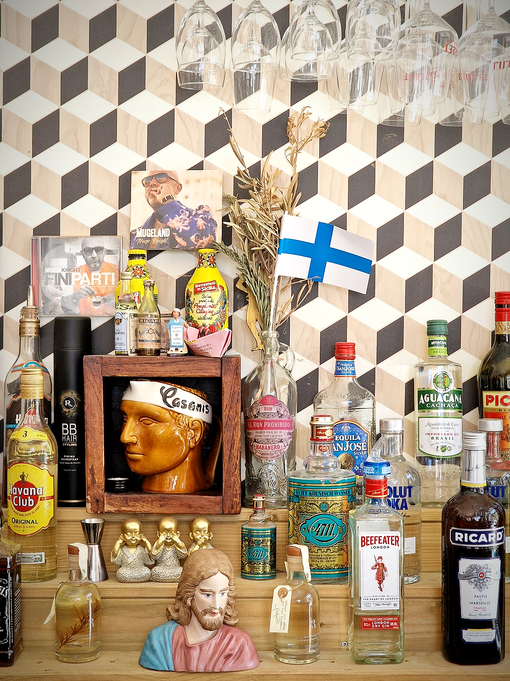 Le comptoir du Bistro bleu à Marseille