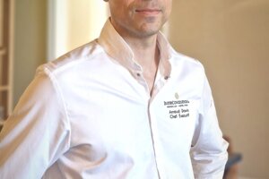Arnaud Davin chef de l'intercontinental hôtel Dieu de Marseille