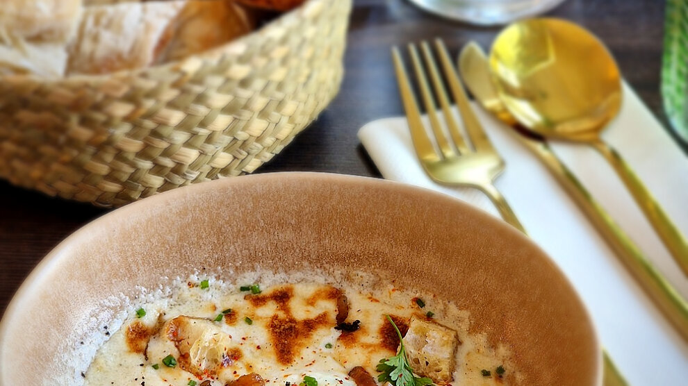Elaia, restaurant à Marseille, l'œuf parfait