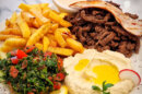 Chez Marwan, snack libanais à Marseille, l'assiette chawarma