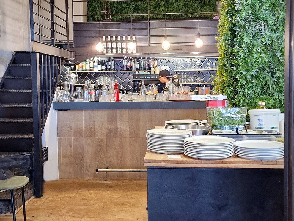 la Trattoria di Marco à Marseille sur le Vieux-Port, ambiance