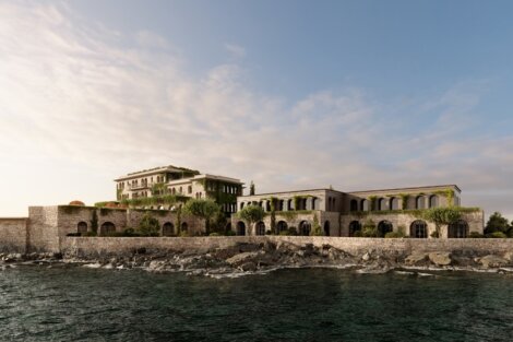 L'hôtel Zannier Bendor sur l'île au large de Bandol