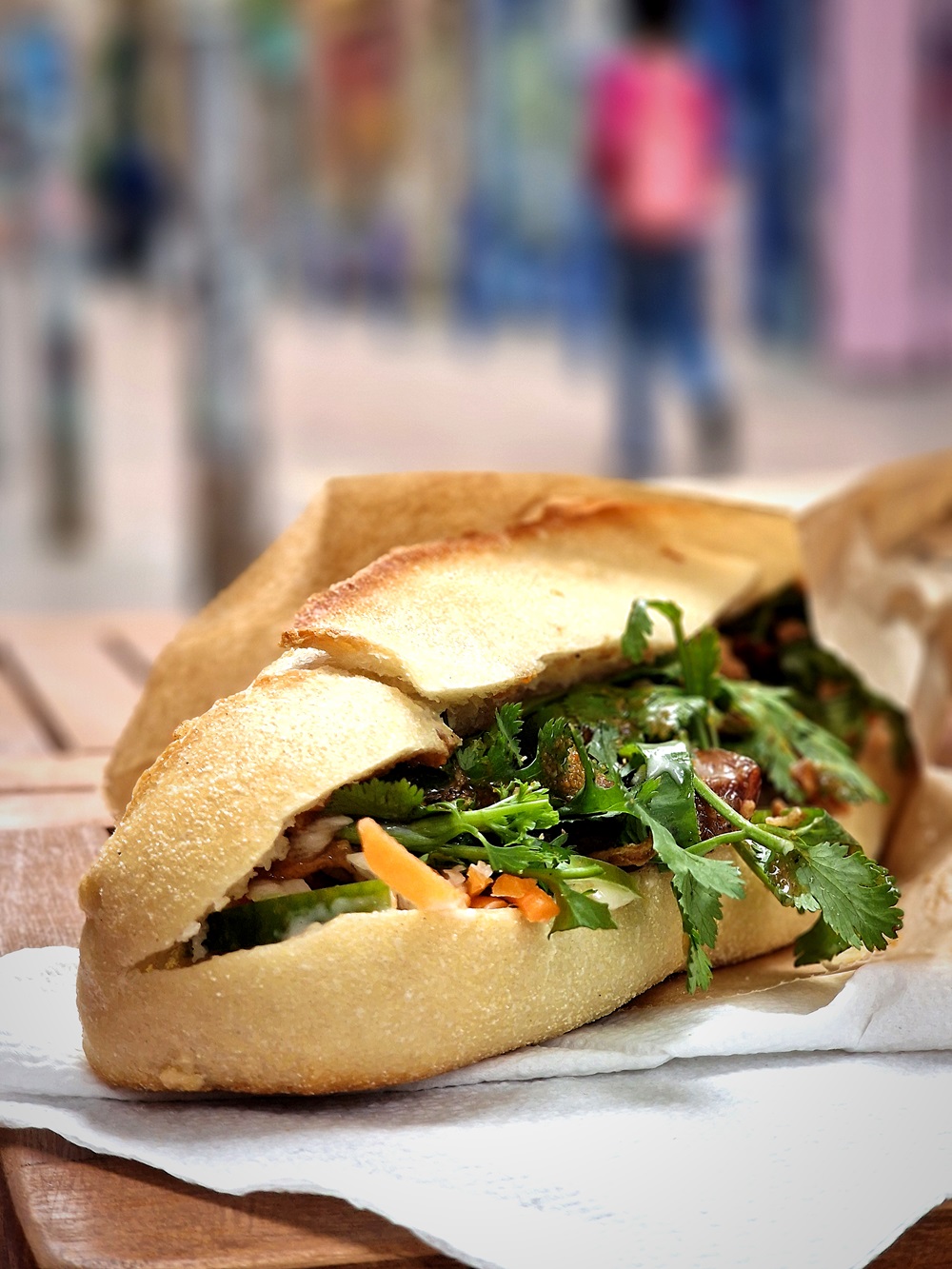 Le bành mi servi chez bành mi24 rue Pastoret à Marseille