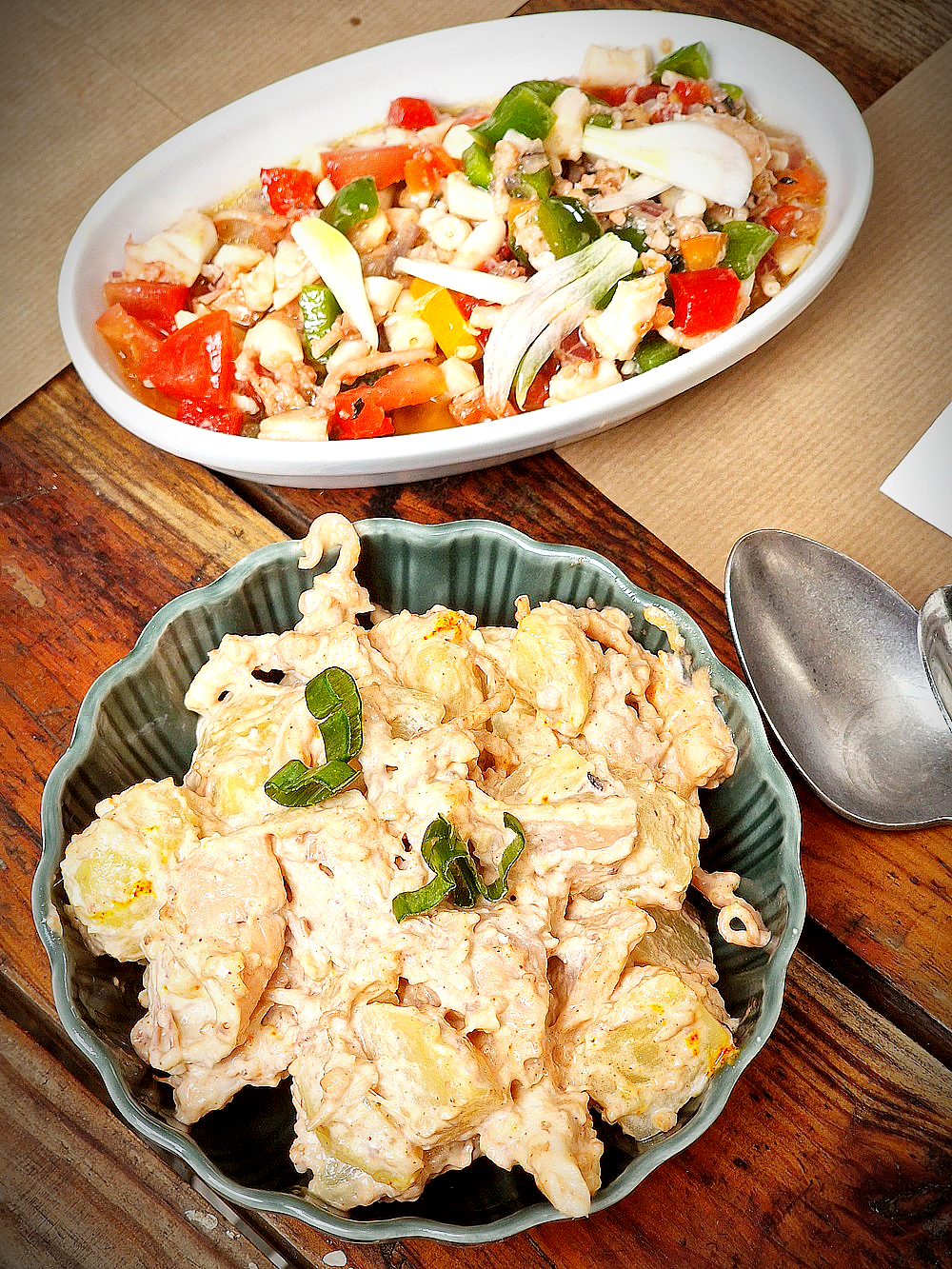Salade de poulpe et rouille
