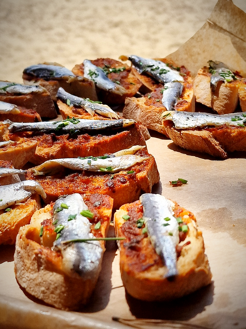 toasts tomates-anchois
