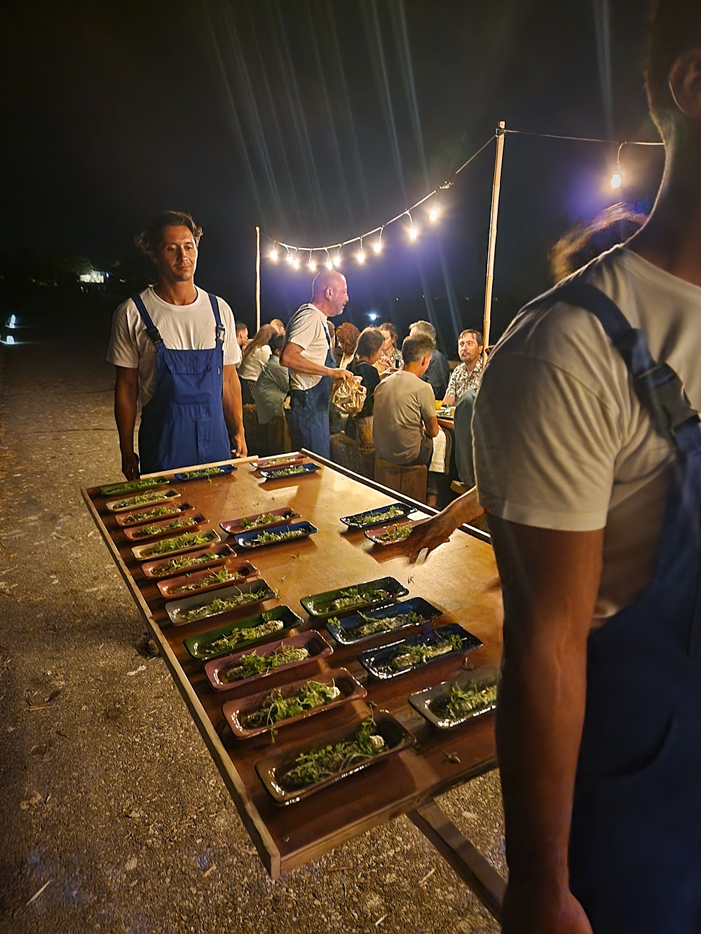 Dîner insolite au vallon Dol, MPG et les Grandes Tables de la Friche au service