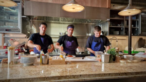 Localino al mare Marseille quartier Vauban, cuisine au comptoir