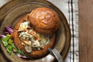 Gros chou façon bouchée à la reine