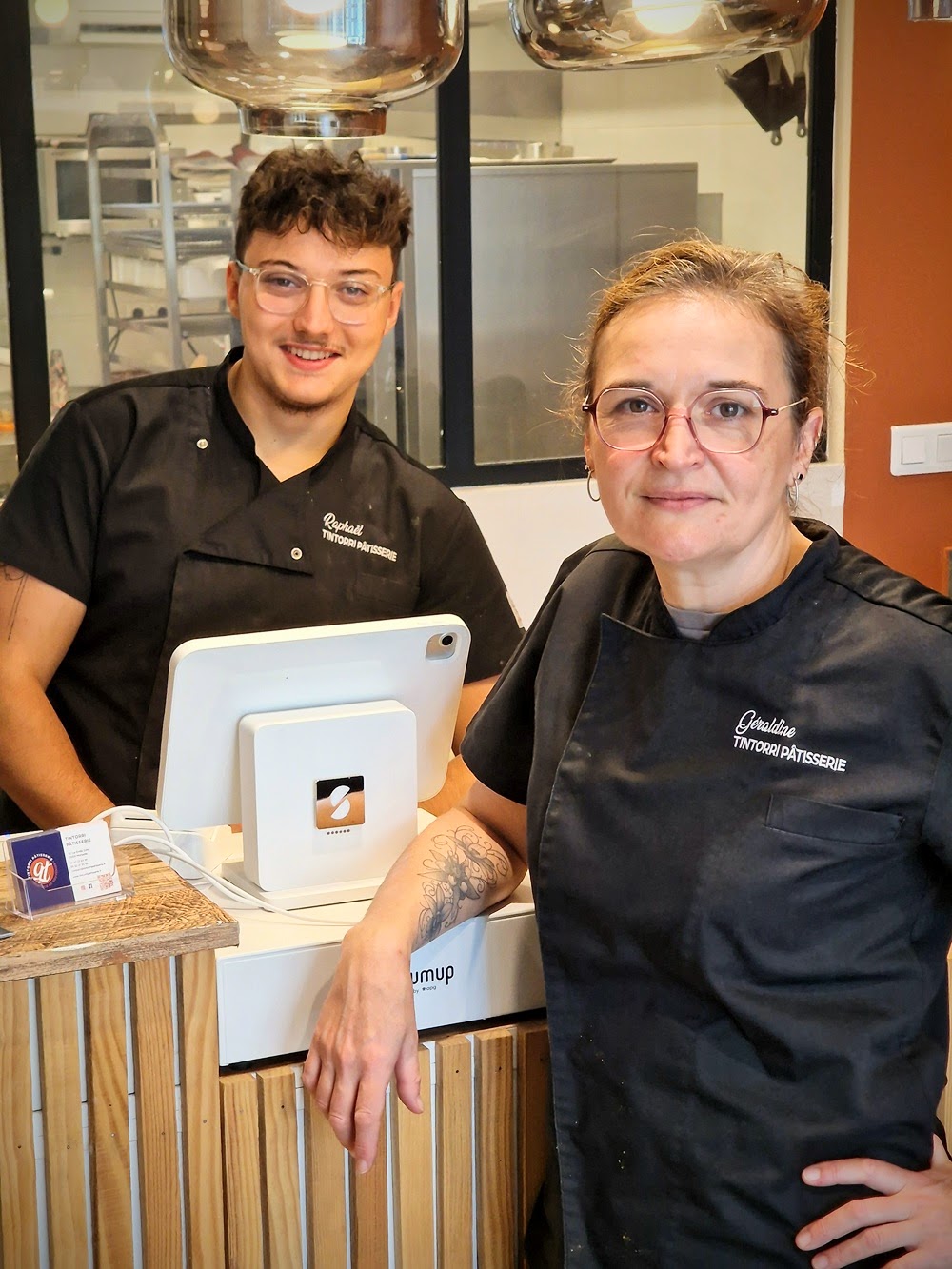 La pâtisserie Tintorri, Géraldine et Raphaël