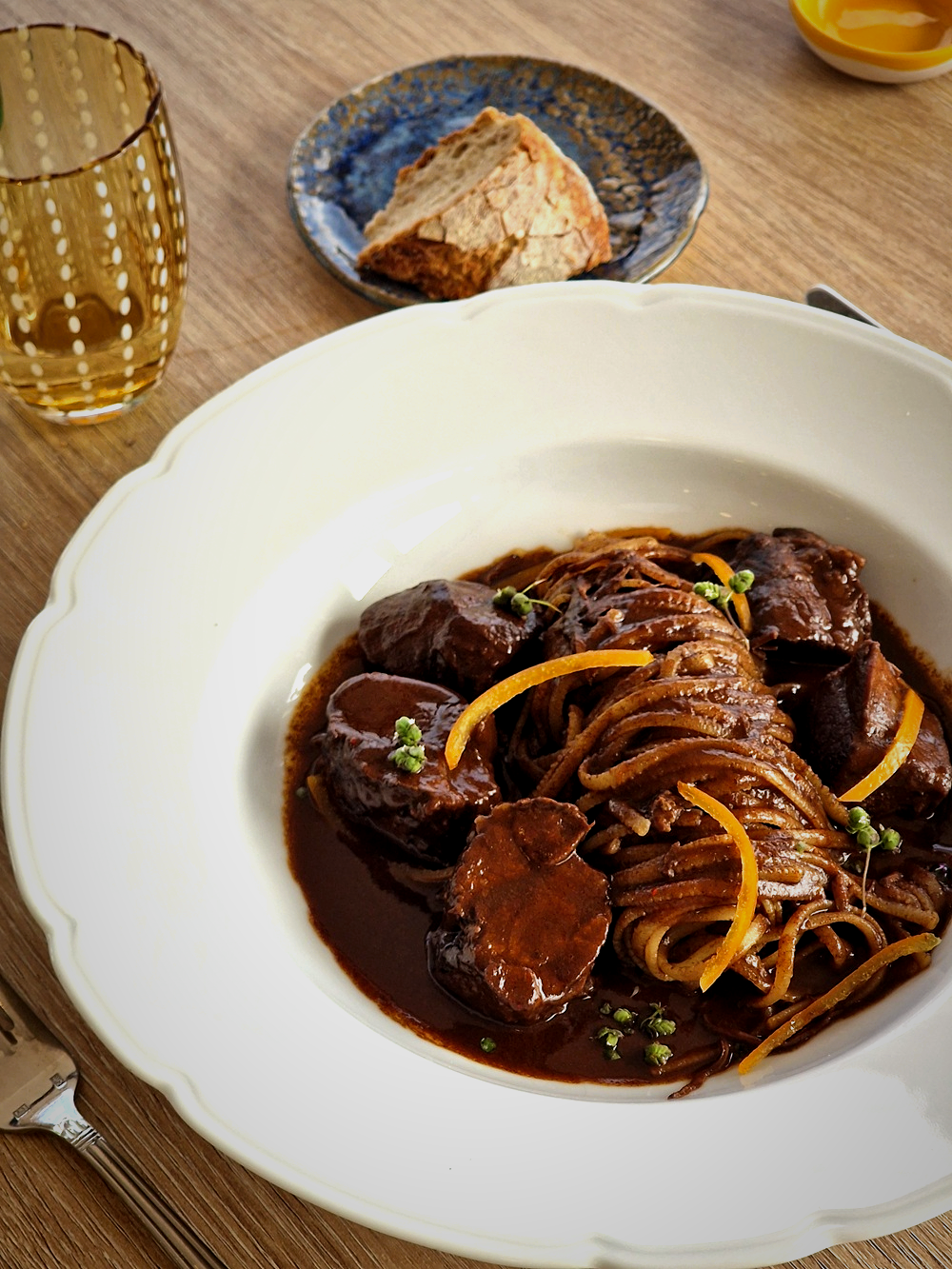 La daube de Sylvain Touati servie aux Trois-Forts (Sofitel Marseille Vieux-Port)