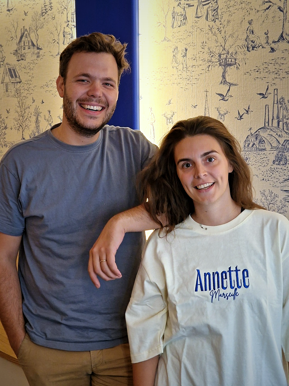 Restaurant Annette Marseille, quartier Opéra avec Lancelot Gardner de Beville et Ebonie Perez