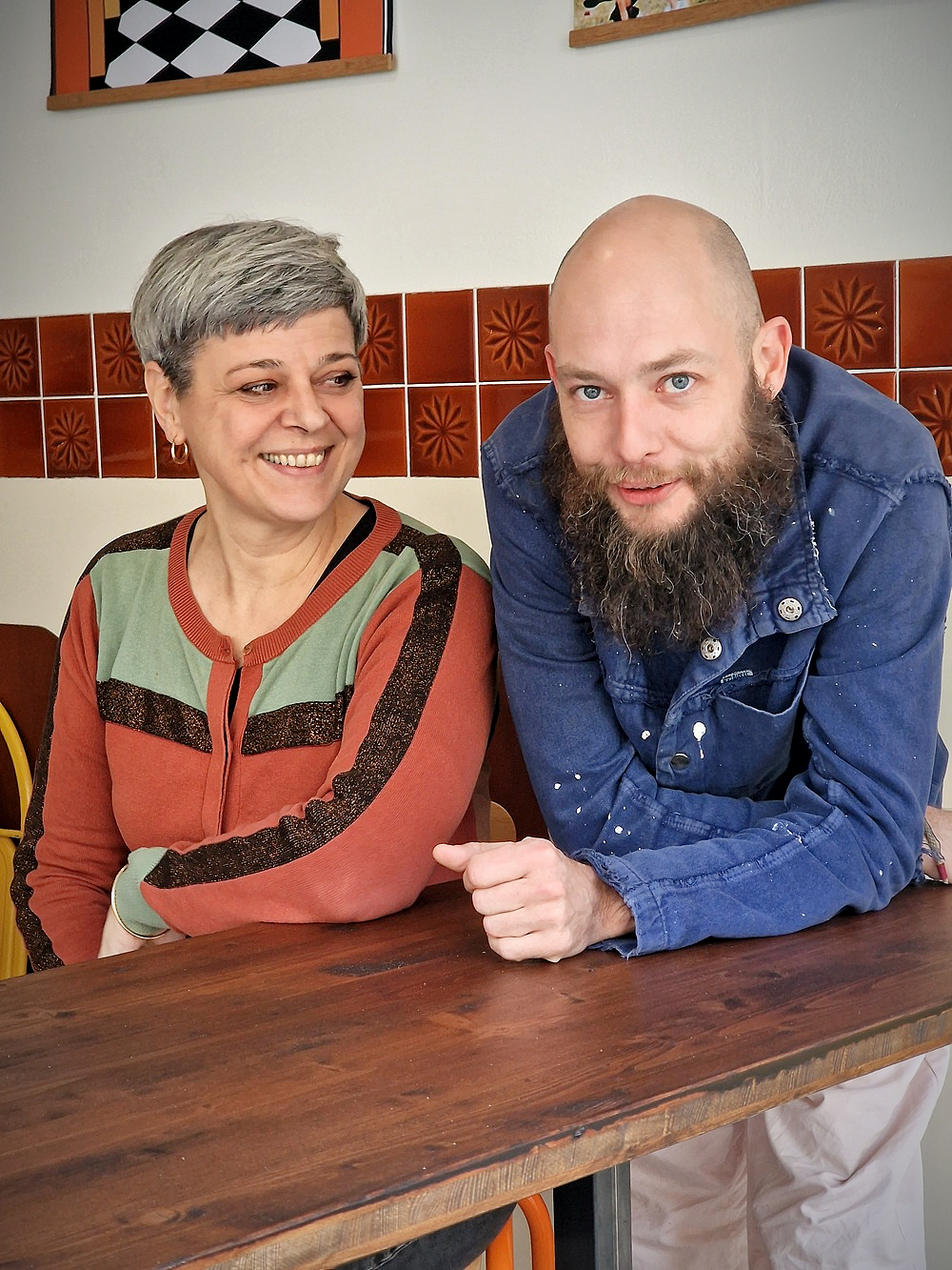 laire Guérin et Krapo en résidence chez Ponpon