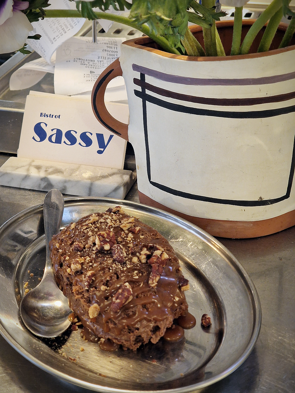 La mousse choco-gingembre du bistrot Sassy
