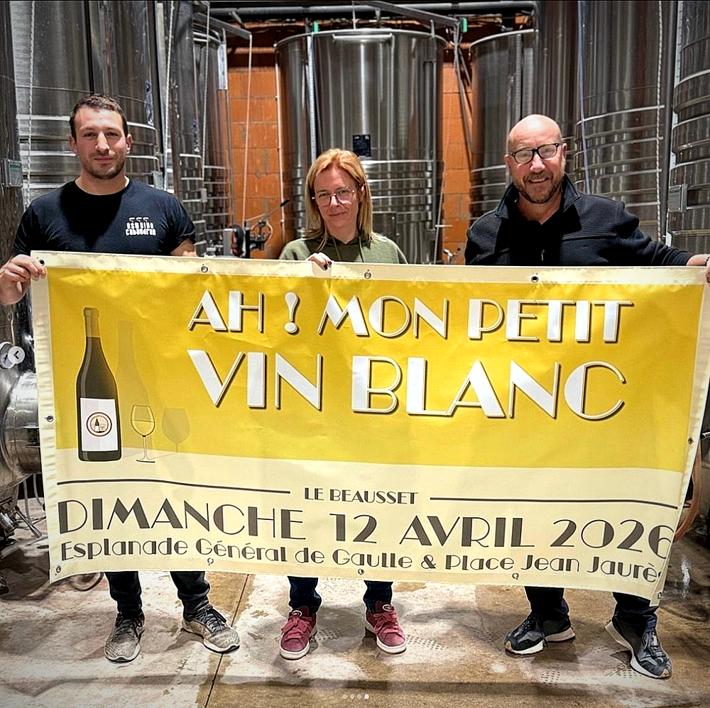 Au Beausset, Ah ! Mon petit vin blanc revient le 12 avril : 27 vignerons, masterclass, food et ambiance festive pour célébrer les blancs de Provence