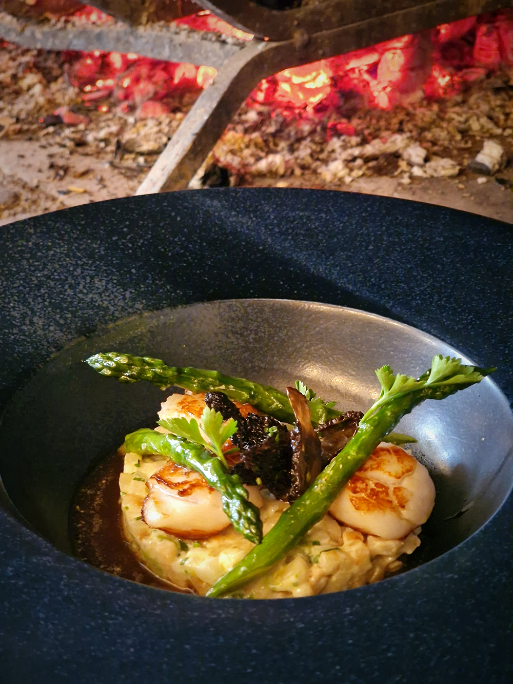 Au restaurant le Jas à La Roque d'Anthéron