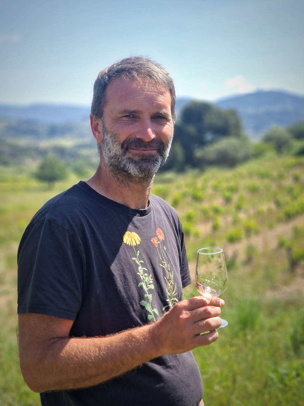 Nicolas Tregoat, vigneron au domaine des Œuvres vives AOC bandol